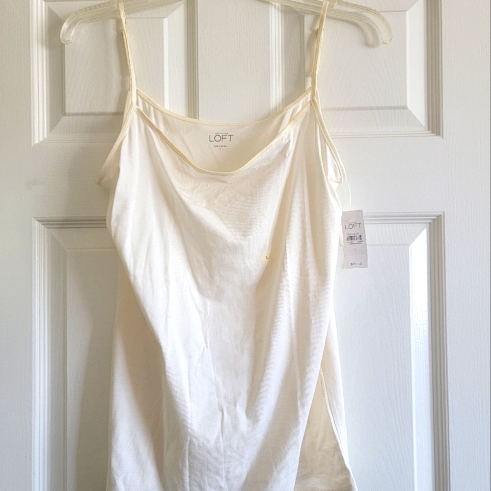 LOFT cream Camisole L